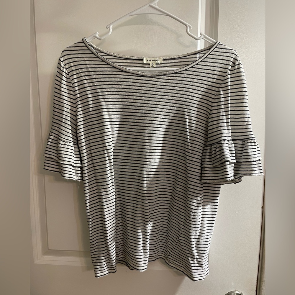 Max Studio Striped Top